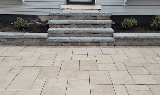 Custom concrete patios and walkways